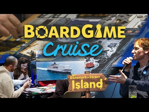 BoardGame Cruise - Island - 🎲 Die Brettspiel-Fährreise über die Färöer 🇫🇴 nach Island 🇮🇸 und zurück.