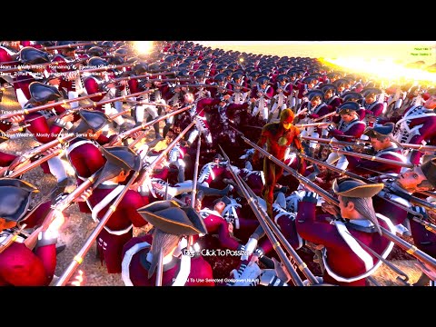 EVIL FLASH VS 5000 BRITISH ARMY SNIPERS - Ultimate Epic Battle Simulator UEBS