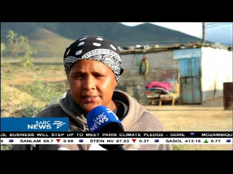 Residents of a Calvinia informal settlement continue to live in shacks