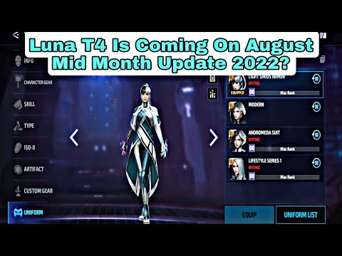 Luna T4 Is Coming On August Mid Month Update 2022? - Marvel Future Fight