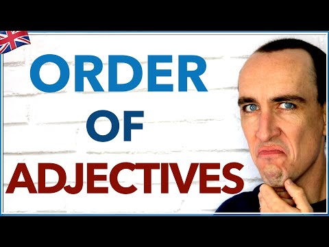 Adjective Word Order in English | Advanced English Grammar