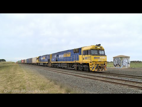 5MA5 Pacific National Intermodal Freight Train (25/1/2024) - PoathTV Australian Railways