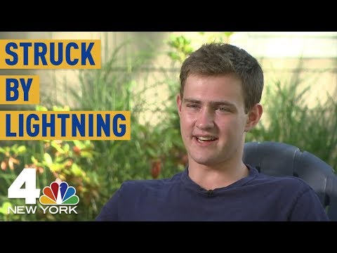 What it's Like to be Struck By LIGHTNING | NBC New York