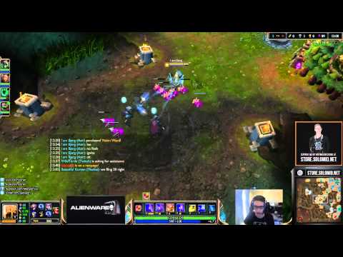 Bjergsen Azir vs Nidalee [Challenger Ranked solo queue mid]
