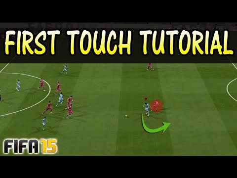 FIFA 15 FIRST TOUCH TUTORIAL / How to dribble defenders / First Touch Fake Shot Trick