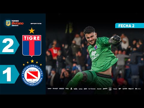 TIGRE 2 - 1 ARGENTINOS JUNIORS I Resumen del partido | #TorneoBetano Clausura 2025
