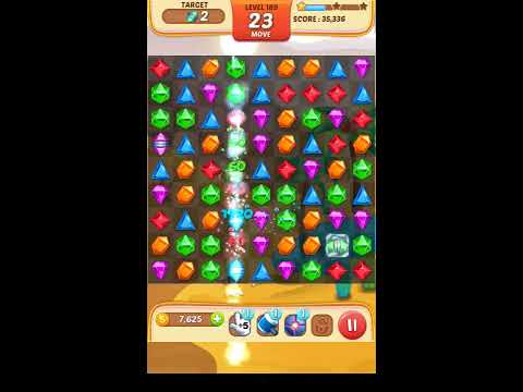 Jewel Match King Level 189 - Walkthrough ( No Booster )