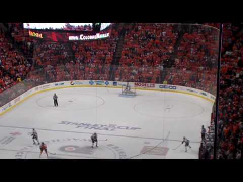 Hartnell Scores Last Flyers Goal of 2010 Stanley Cup to tie it 3-3