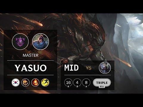 Yasuo Mid vs Diana - KR Master Patch 9.24