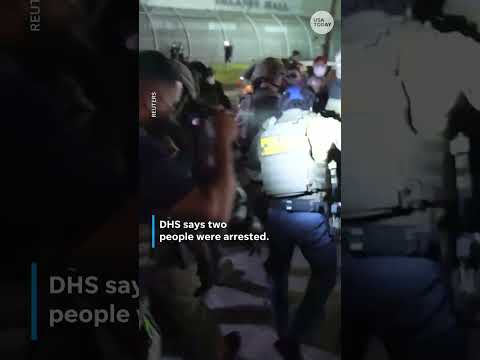 Protests escalate outside Delaney Hall detention center
