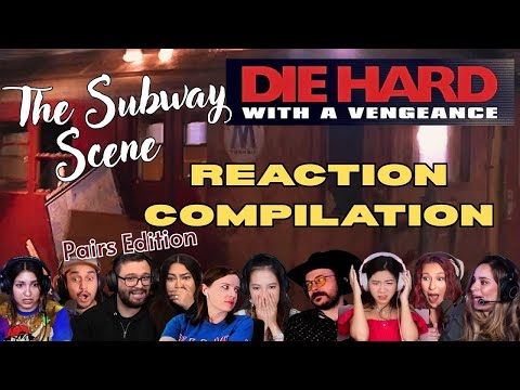Die Hard with a Vengeance (1995): The Subway Scene = REACTION COMPILATION