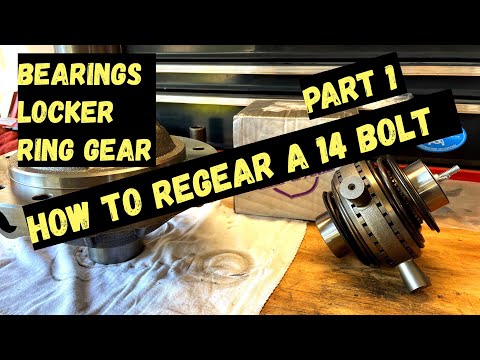 How to REGEAR a 14 bolt Axle (part 1) - Project Maple Leaf Jeep Build (no. 8)