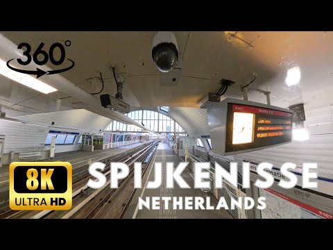 Metro Centrum, Spijkenisse in Netherlands [8K Video 360° VR]