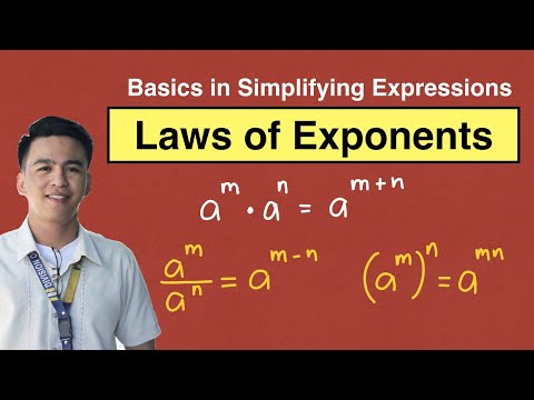 Laws of Exponents - Basics in Simplifying Expressions