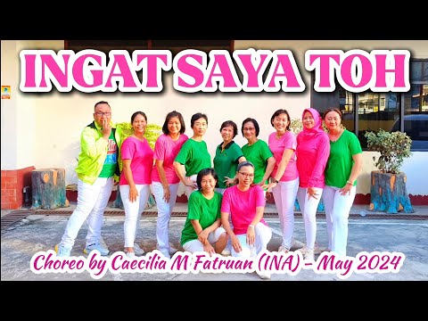 Ingat Saya Toh Line Dance // Choreo by Caecilia M Fatruan (INA) - May 2024 @GloriaDanceClubID
