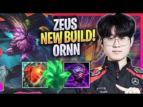 ZEUS TRIES NEW ORNN BUILD! - T1 Zeus Plays Ornn TOP vs Maokai! | Season 2024