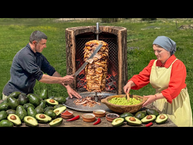 Huge Chicken Shawarma Wrap With Fresh Flatbread For A Mountain Dinner! SDDEFAULT Thumbnail