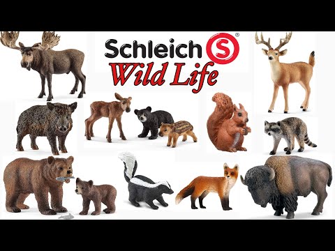 Schleich Wild Forest Animals| 26 Animals | Schleich Animal Collection | Schleich 2020 and More
