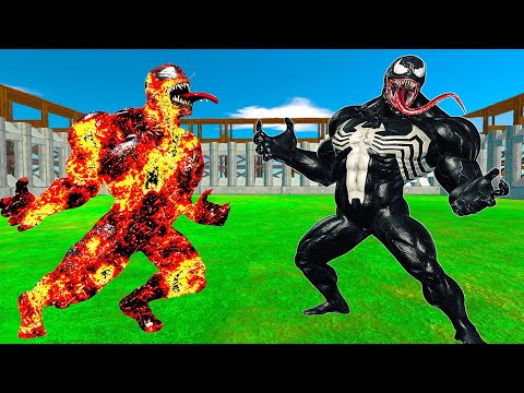 Superheroes vs Lava Itself - Animal Revolt Battle Simulator