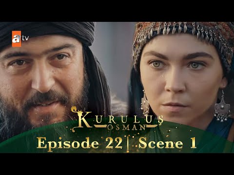 Kurulus Osman Urdu | Season 4 Episode 22 Scene 1 I Aap ki ankhein toh kuch aur hi keh rahi hain!