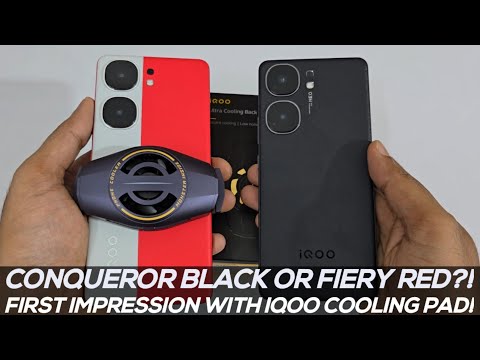 Iqoo Neo 9 Pro Unboxing with both colours and Iqoo Cooling Pad