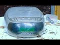 Smash Robot Head CD Player Clock Radio