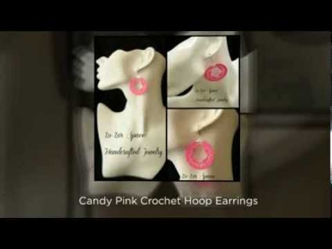 Crochet Hoop Earrings