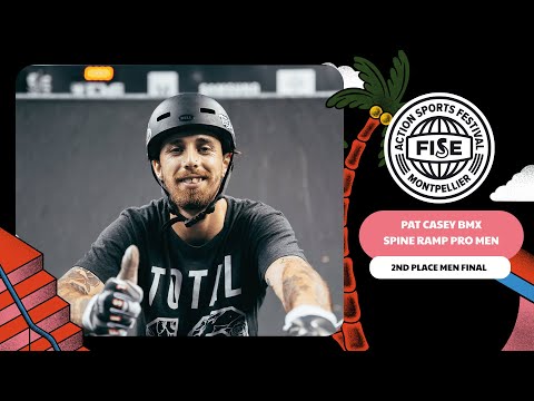 Jack Watts 2nd place Final Pat Casey BMX Freestyle Spine Ramp Pro Men #FISEMontpellier 2024