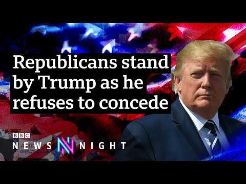 美國大選。抗議 "竊取選舉 "將如何影響美國？- BBC新聞之夜 (US election: How will protests against a 'stolen election' affect America? - BBC Newsnight)