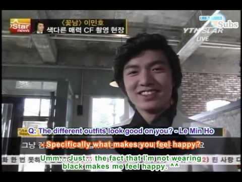 [ENG SUBS] 090219 YTN Star News - CF King "Lee Min Ho"