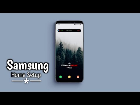 Samsung Home Screen Setup | Samsung Default Launcher | Customize Your Home screen | New Update
