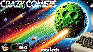 CRAZY COMETS – Commodore 64 (1985) | Rob Hubbard's Synthwave Space Shooter