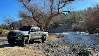CAMPING ALONG THE KERN RIVER! A COLD MORNING FULL OF FROST🥶