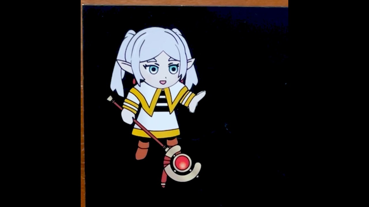 フリーレン&フェルン 師匠と弟子でゾルトラークの練習 工作で作ってみた【葬送のフリーレン】#shorts