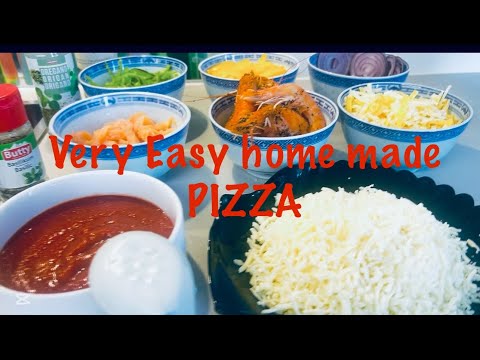 How to make Pizzas @ Home very easily. #pizza #pizzalover