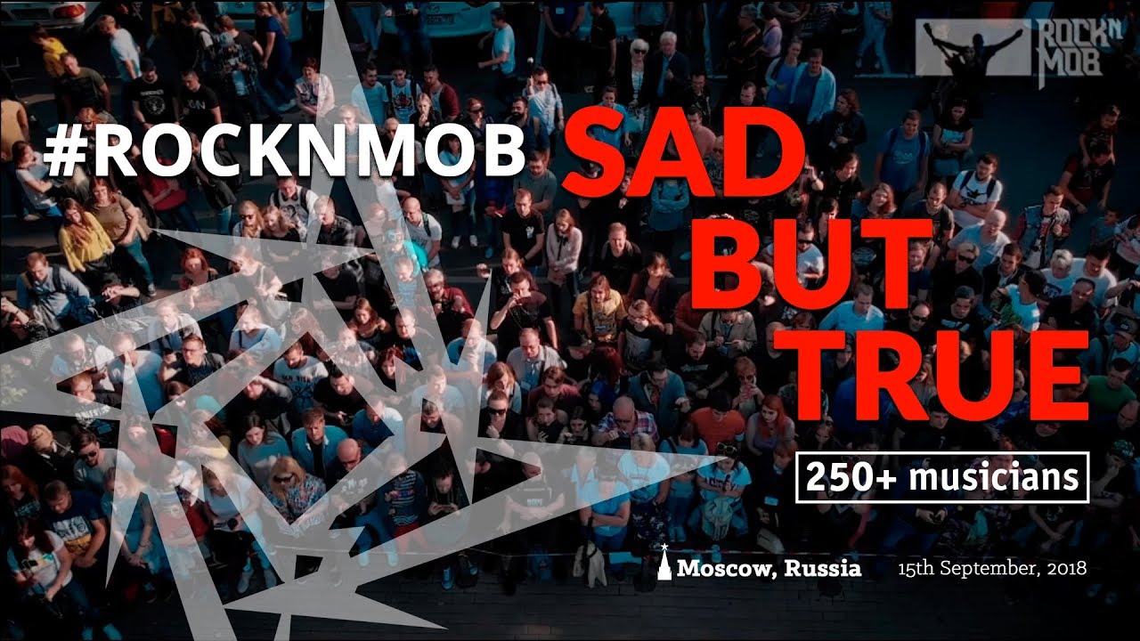 Metallica - Sad But True (Rocknmob Moscow #7) - YouTube