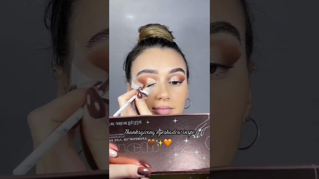 Thanksgiving Eyeshadow Inspo #shorts