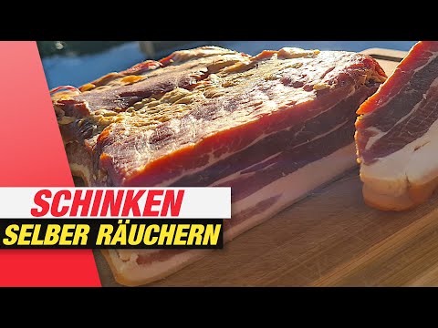 Schweinebauch selber räuchern Bauchspeck Bacon kalträuchern