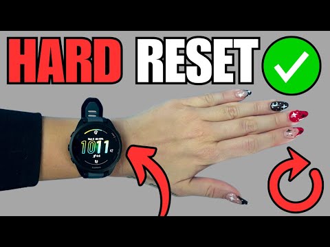 How To Hard Reset Garmin Forerunner (Factory Reset Settings)