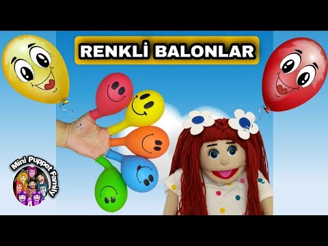 Renkli Balonlar - Parmak Ailesi | Learn Colors with Balloons | Kids Songs and Nursery Rhymes
