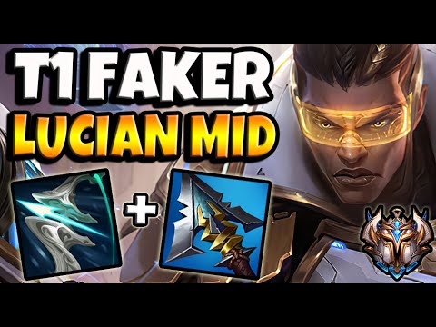 T1 Faker LUCIAN MID vs IRELIA - Korea Challenger Patch 11.12 ✅