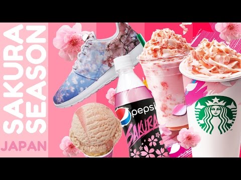Sakura Food in Japan
