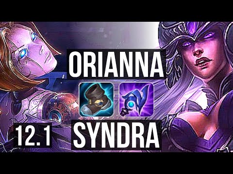 ORIANNA vs SYNDRA (MID) | Rank 3 Ori, 2/0/3, 1.6M mastery | BR Grandmaster | 12.1