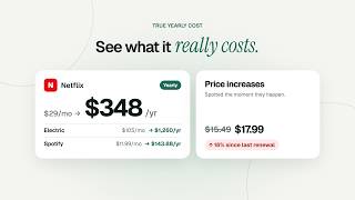 PocketWise Private Subscription Tracker: Lifetime Subscription