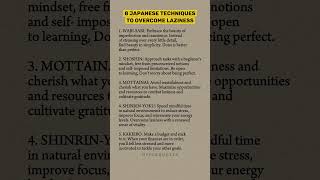 Download lagu 8 Japanese techniques to overcome laziness ? mp3 Download lagu 8 Japanese techniques to overcome laziness ? mp3