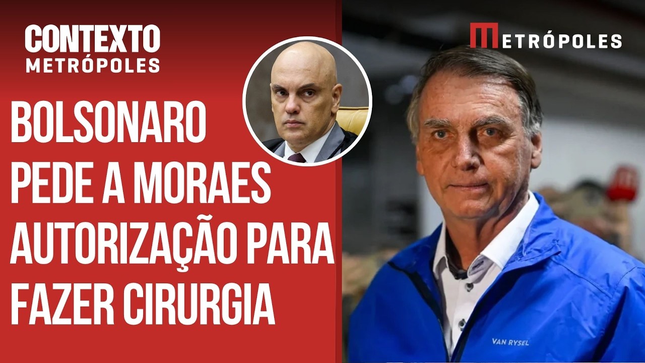 Moraes manda à PGR pedido de Bolsonaro para fazer nova cirurgia