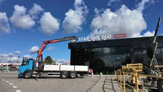 Volvo FM 370 6x2 Palfinger PK 27002 SH Crane Rotator flatbed truck for sale - Image 4 | Autoline GH Volvo FM 370 6x2 Palfinger PK 27002 SH Crane Rotator flatbed truck | Image 4 - Autoline