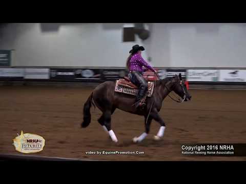 Wimpys Lucky Girl ridden by Holly I Van Duys  - 2016 NRHA Futurity (Rookie Of The Year)