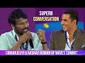 Chiranjeevi Shares His Film Career With Akshay Kumar Waves Summit 2025 Manastars
