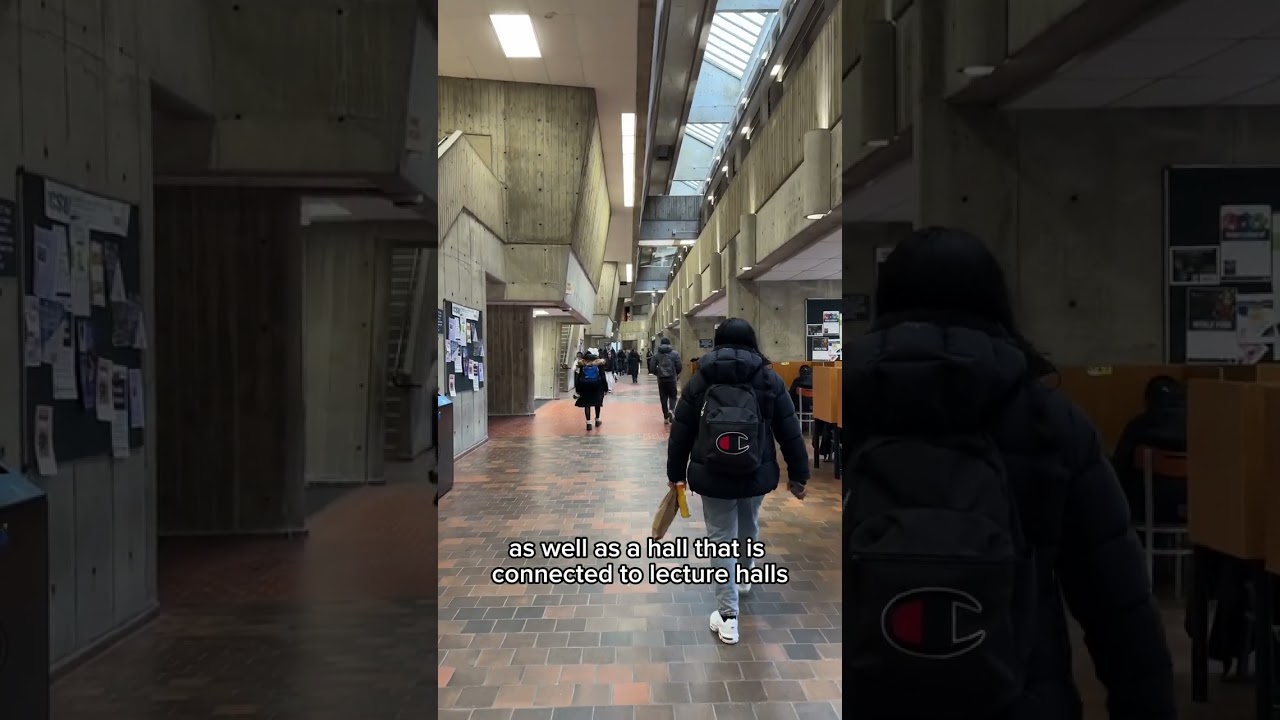 Image Thumbnail for video: Humanities Wing, Food Services and Ma Moosh Ka Win Trail at U of T Scarborough